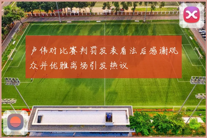 卢伟对比赛判罚发表看法后感谢观众并优雅离场引发热议